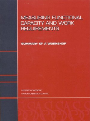 cover image of Measuring Functional Capacity and Work Requirements